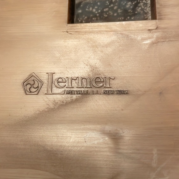 Vintage LERNER Faux Carved Wood Look Desk Organizer Mid Century Modern - Picture 5 of 12